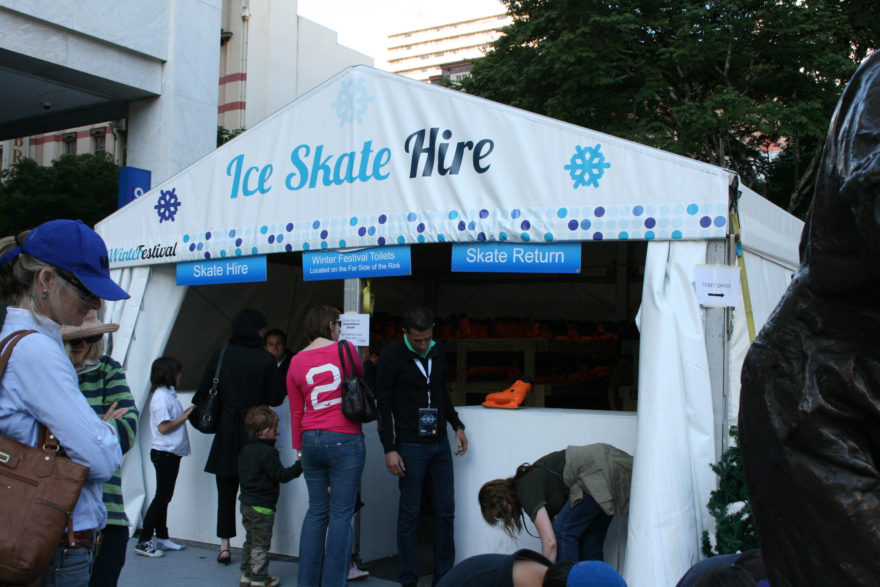 Ice Skate Hire at Brisbane Winter Festival