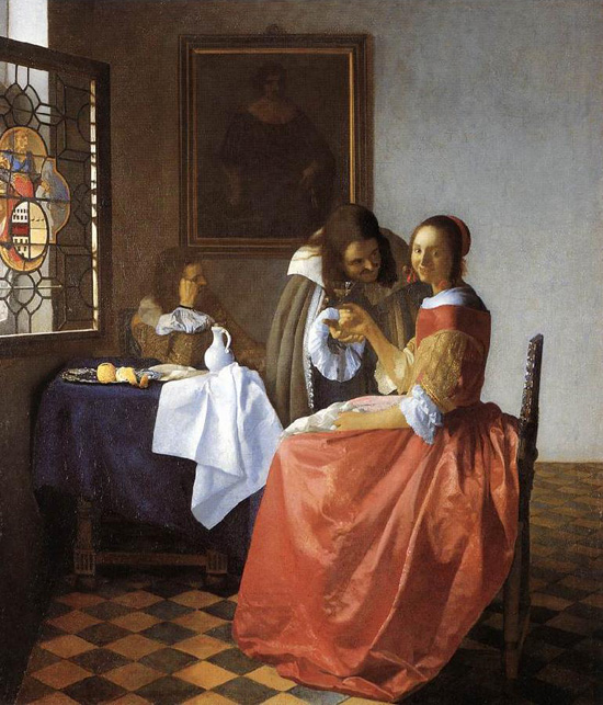 Vermeer - Woman and Two Men
