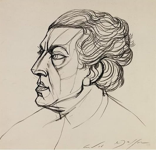 Andre Masson - Portrait of Andre Breton, 1941 c