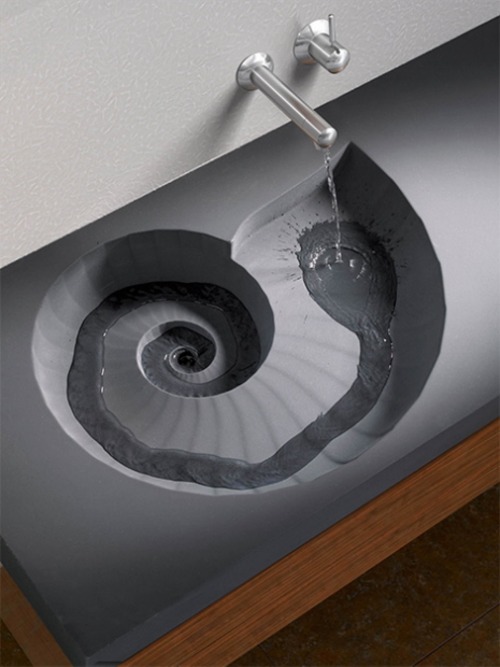 Ammonite washbasin by HighTech Design