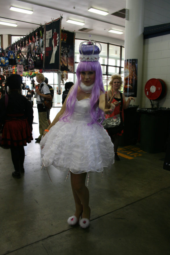 Supanova Brisbane: November 2011 - Cosplay of girl in princess dress and purple wig
