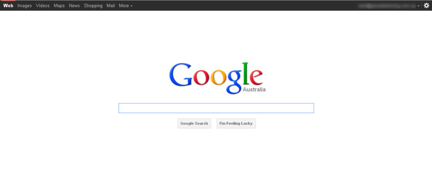 Google - main search bar