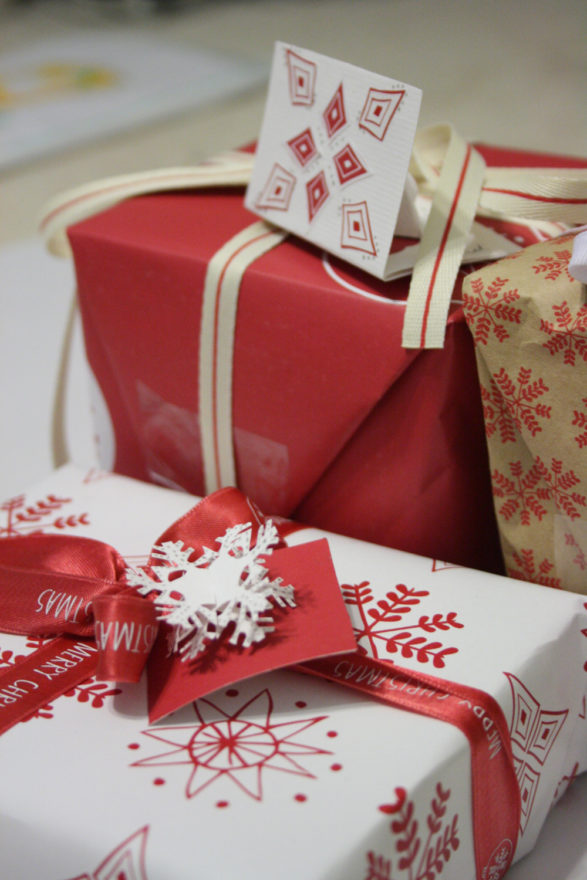 Handmade Christmas Gift Tags - Christmas Tree and Snowflake