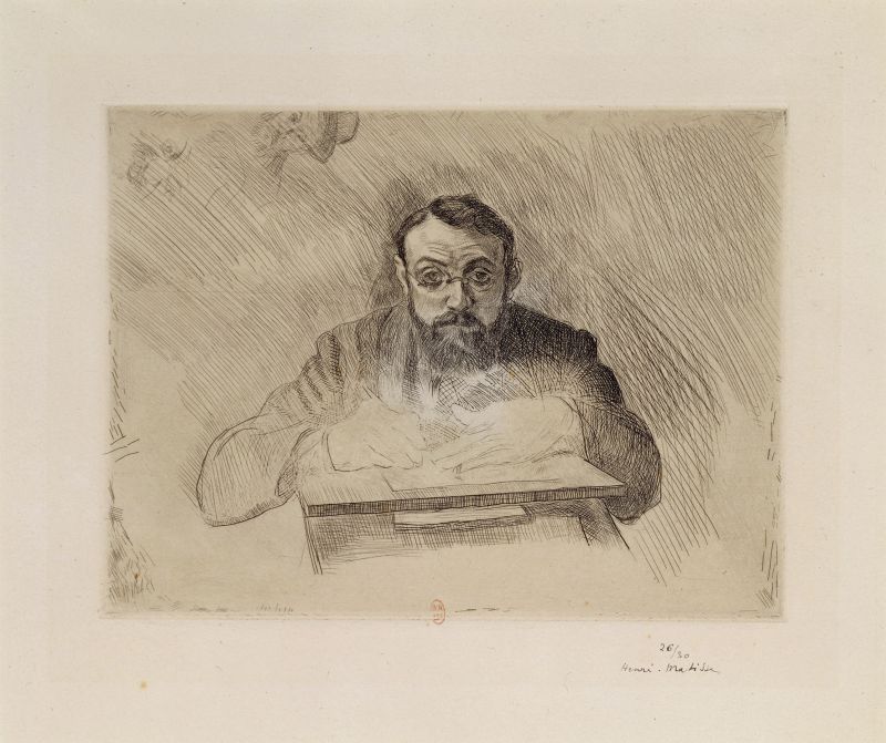 Matisse: Drawing Life - Henri Matisse gravant (Henri Matisse etching), 1900-03