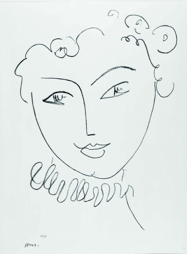 Matisse: Drawing Life - La pompadour, 1951
