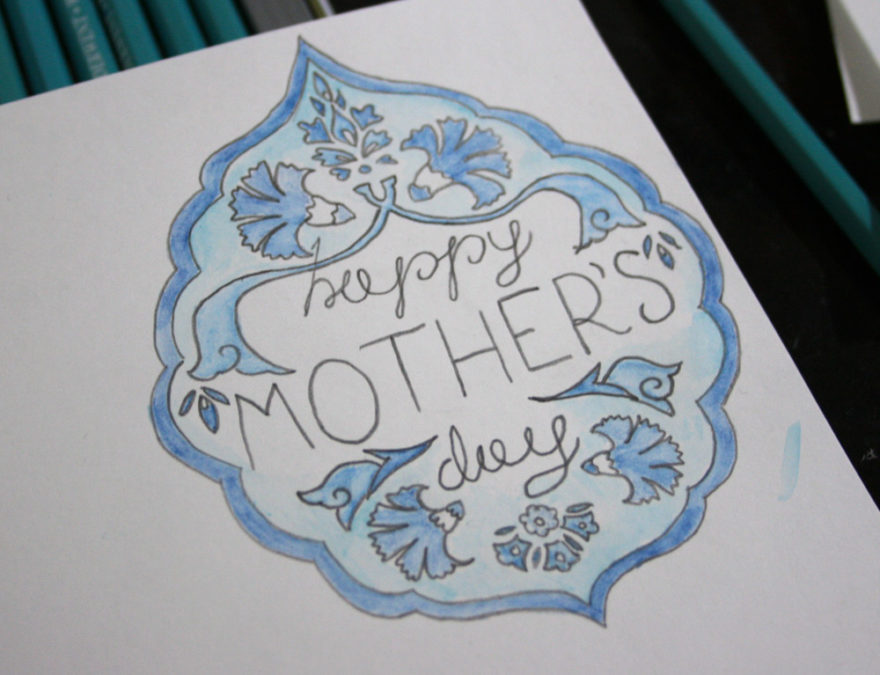 Mother's Day Card - Watercolour