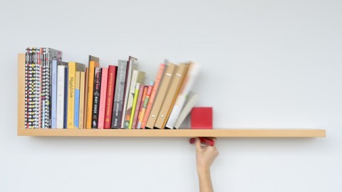 Unique Everyday Design - Hold On Tight Shelf by Colleen Whiteley