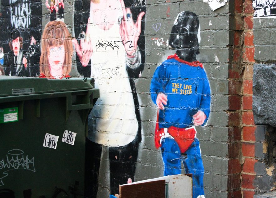 Melbourne September 2012 - Star Wars Graffiti