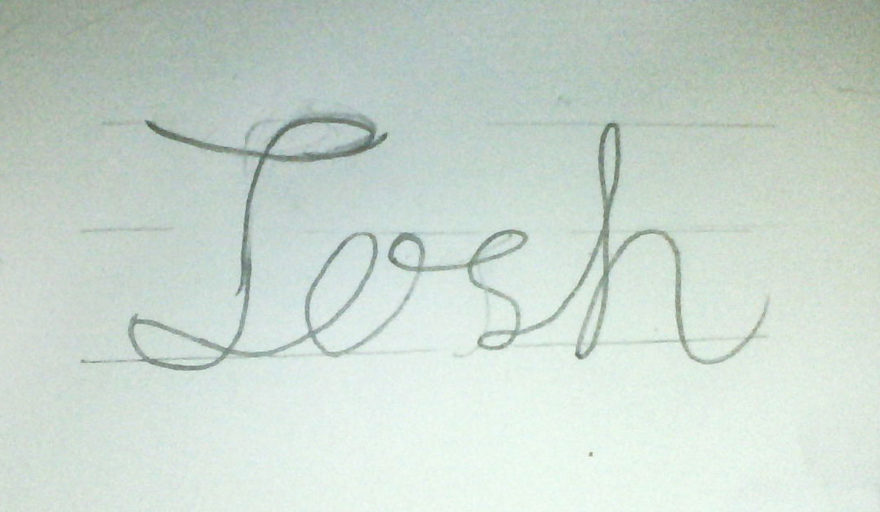 November Birthday web-pages - Josh's message original sketch