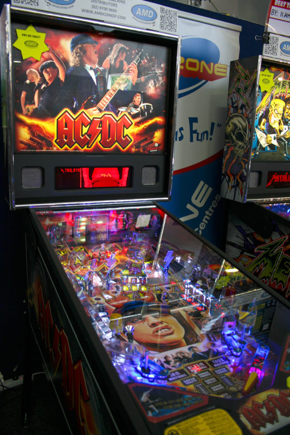 Supanova Brisbane 2013 - ACDC Pinball Machine