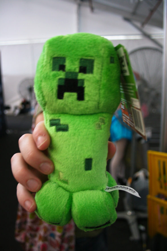 Supanova Brisbane 2013 - Creeper Plush from Minecraft