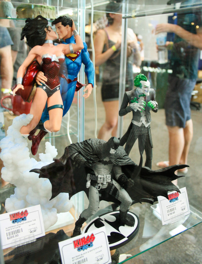 Supanova Brisbane 2013 - DC figurines at Kings Comics