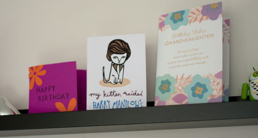 6 month catch-up - birthday cards 