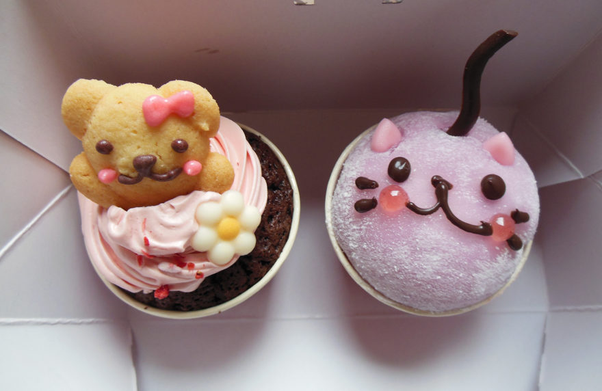 Japan Trip 2013 - Some very cute cupcakes we bought at Chocoholic inside Ikebukuro station