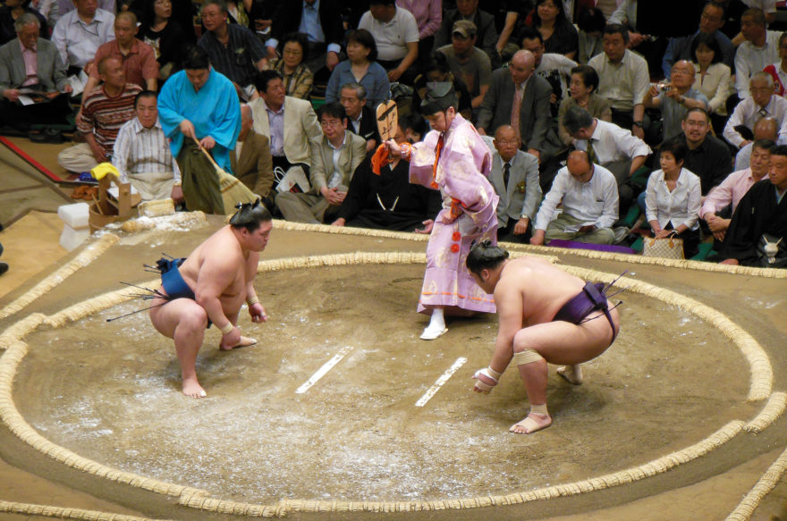 Japan Trip - Sumo Match in Ryogoku