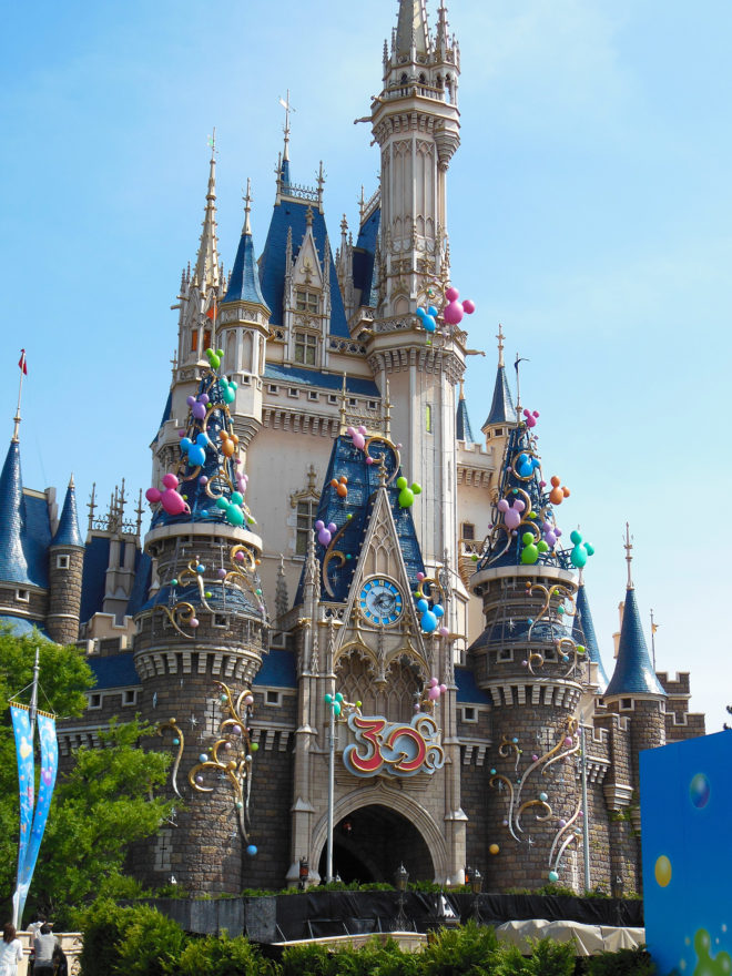 Japan Trip 2013 - Disney castle at Tokyo Disneyland