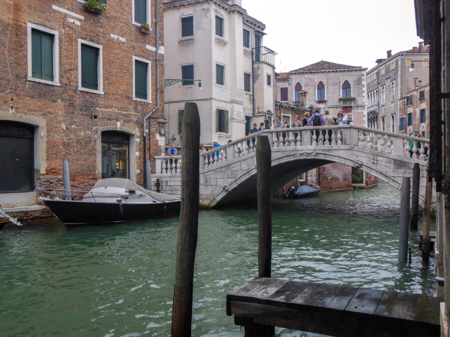Venice - walking through the city canal areas