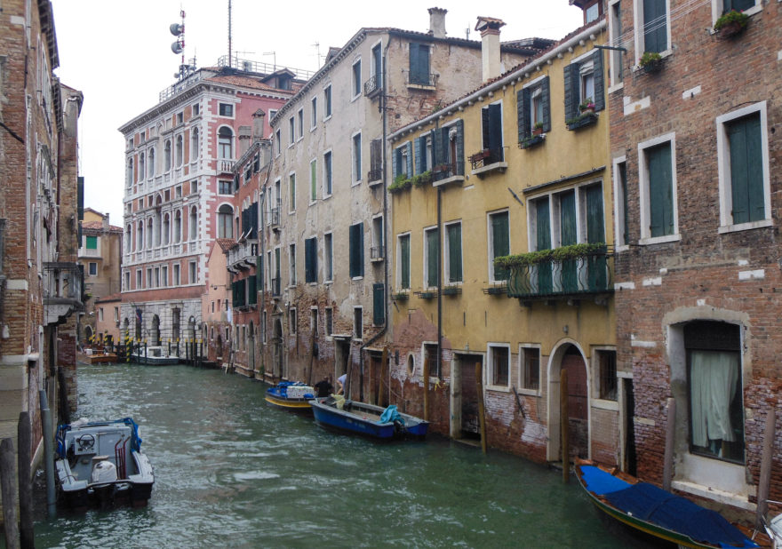 Venice - buildings along the canals