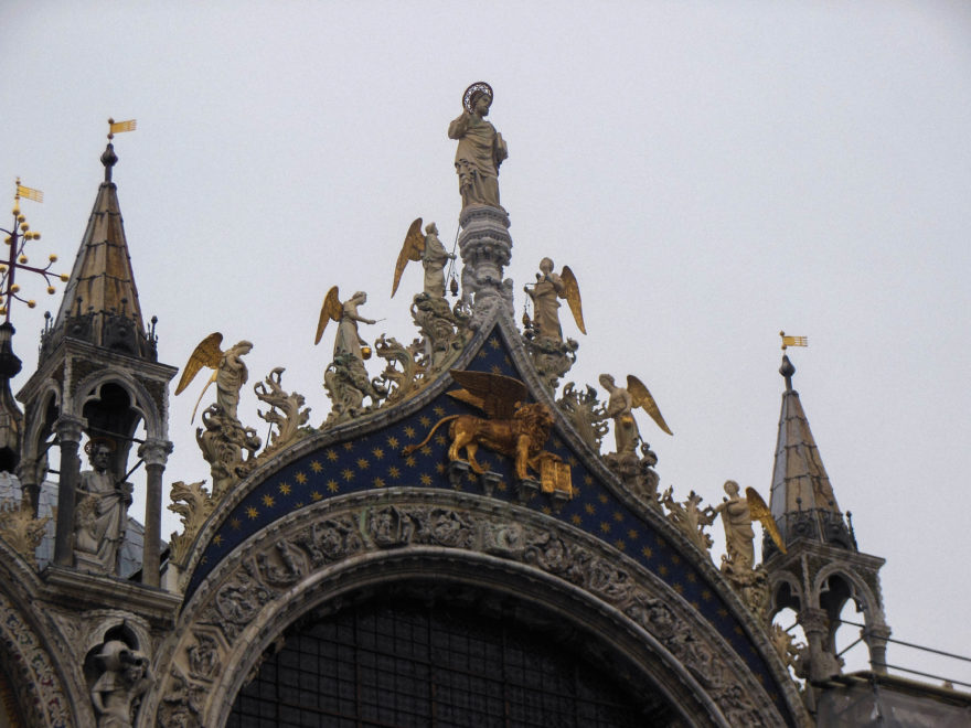Venice - detail on top of St Mark's Basilica