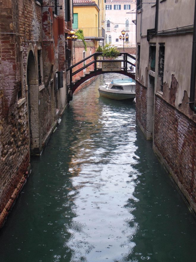 Venice - rainy canals