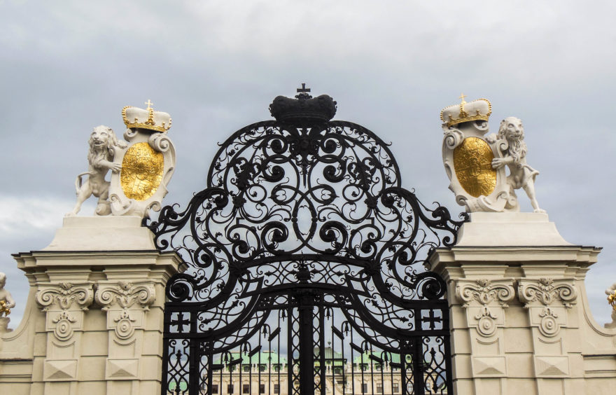 Austria 2016 - Gates at Schloss Belvedere