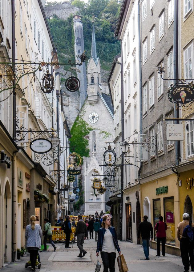 Salzburg, Austria 2016 - Getreidegasse