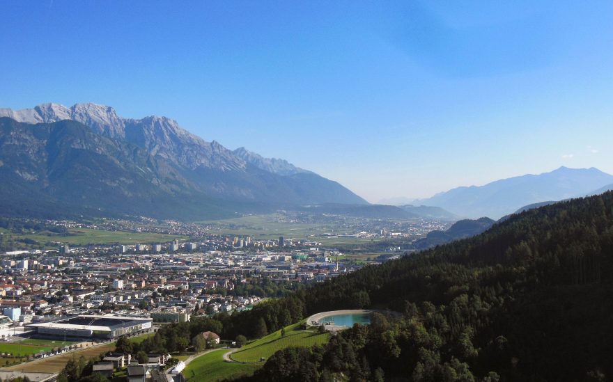 View from Bergisel Ski Jump - Innsbruck, Austria
