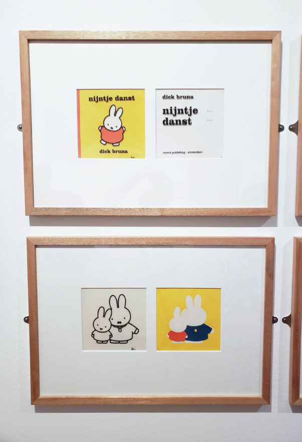 Images showing how Miffy prints were created for the books
