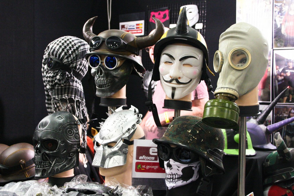 Oz Comic Con Brisbane 2014 - Hanger 51 Masks