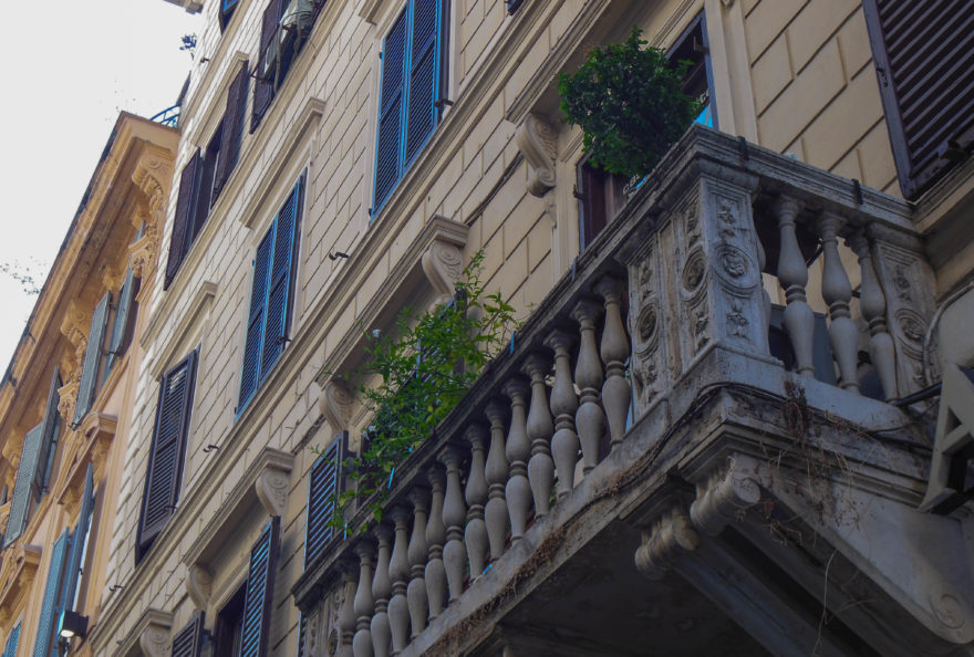 Rome - Apartment balcony