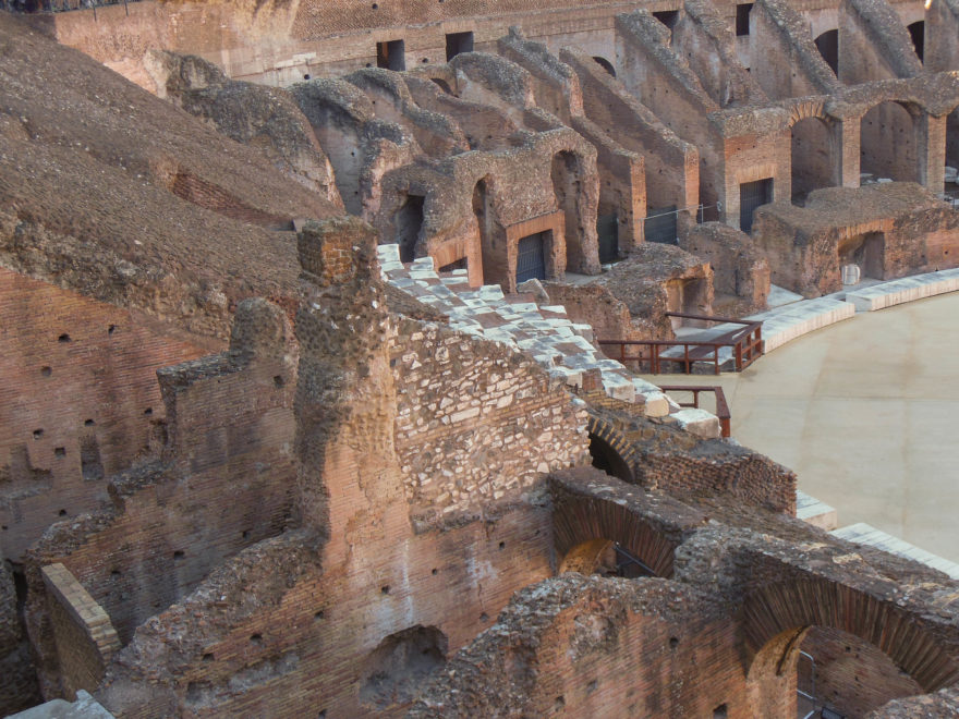 Rome - inside the Colosseum