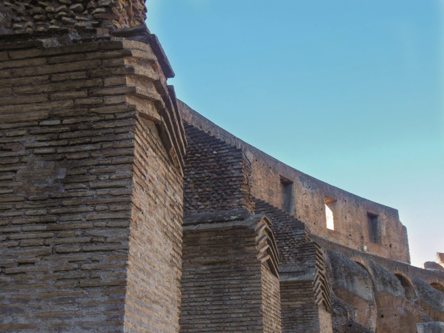 Rome - inside the Colosseum