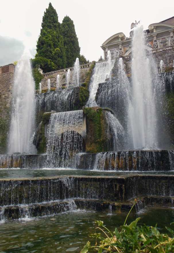 Italy - Tivoli fountains and gardens in Villa d'Este