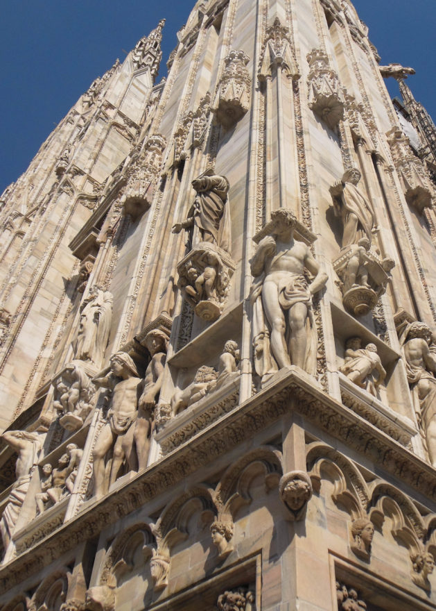 Italy 2016 - Milan Duomo Exterior Detail