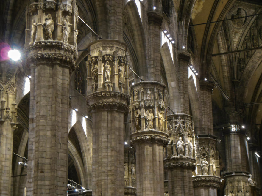 Italy 2016 - Milan Duomo Interior columns