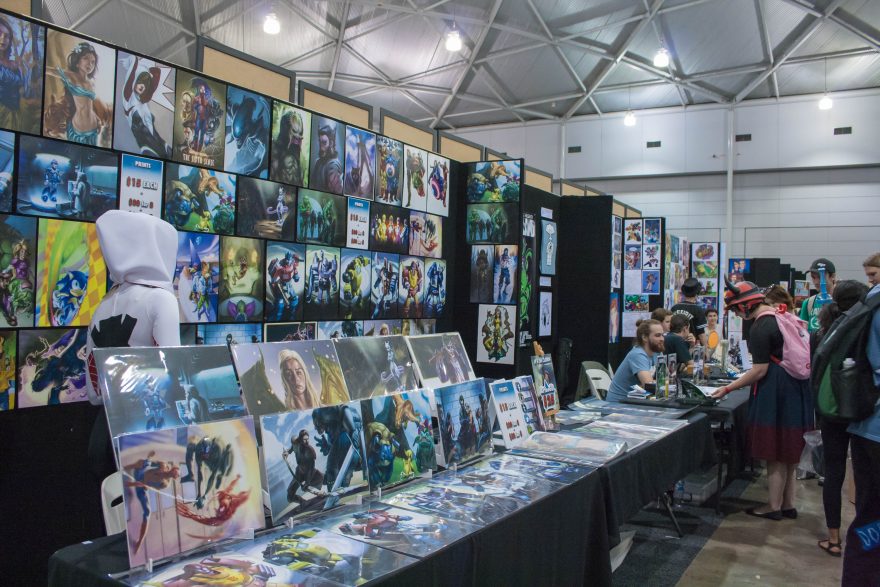 Oz Comic Con Brisbane 2015 - Artist stalls