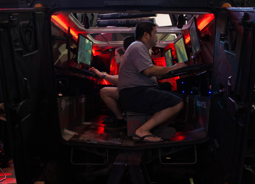 PAX Aus 2015 - Playing games inside a vehicle